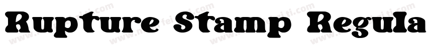 Rupture Stamp Regula字体转换